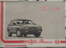 ALFA ROMEO 75 1,6/1,8 LIBRETTO