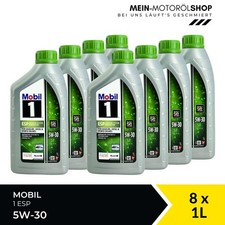 Mobil 1 ESP 5W-30 VW 507 504 MERCEDES OPEL BMW LL-4 ACEA C3 8x1 litri = 8 litri