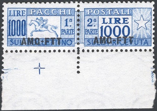 Trieste 1954 pacchi - 1954, postali