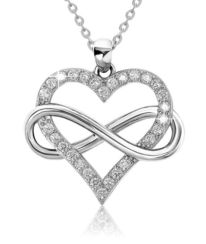 Collana cuore infinito - infinito, da