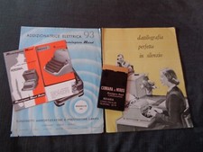 REMINGTON RAND LOTTO DEPLIANT E GADGET MACCHINA DA SCRIVERE EPOCA