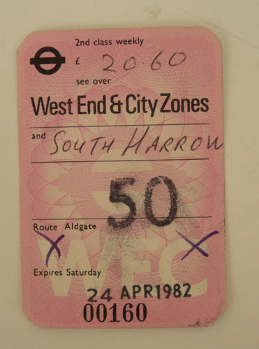 Ltr 2nd weekly pass - 2nd, train