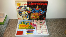 TIMBRI DI SUPERMAN ED.ADRIANO 1979 NUOVO FONDO DI MAGAZZINO SIGILLATO SEALED BOX