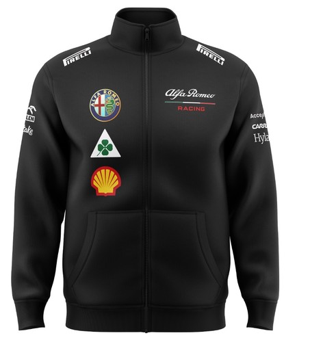 Felpa zip intera alfa - felpa,