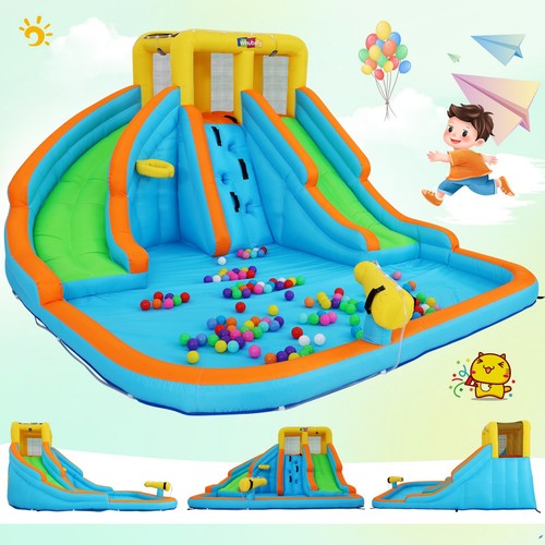 Acquascivolo gonfiabile - 🌟acquascivolo,