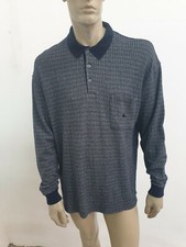 Polo BURBERRYS Uomo Taglia L Maglia Maglietta T- shirt Man Manica lunga Logo