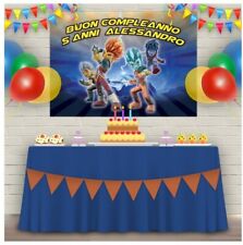 Striscione Banner GORMITI ERSONALIZZATO  Compleanno NOME 