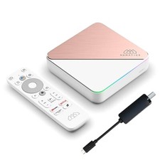 Homatics Box R 4K Plus UHD Android TV lettore multimediale + sintonizzatore DVB-S2X USB-C