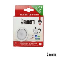 RICAMBIO 3 GUARNIZIONI + 1 FILTRO 2 TZ PER CAFFETTIERE BIALETTI MOKA DAMA MINI