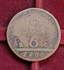 6 Tornesi 1800 RC Variante R2- Ferdinando IV- Regno Di Napoli