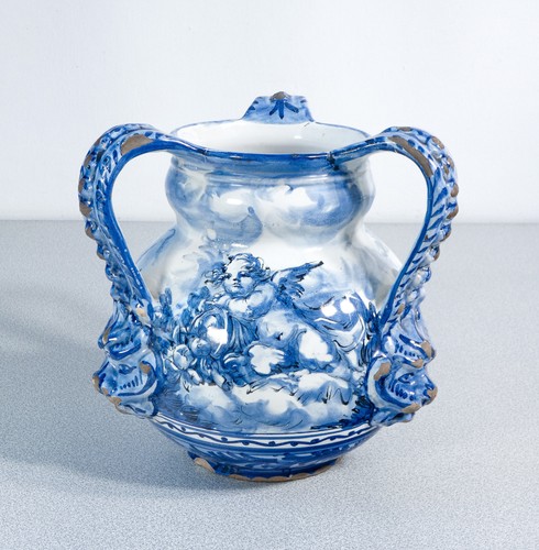 Vaso maiolica alba - maiolica,