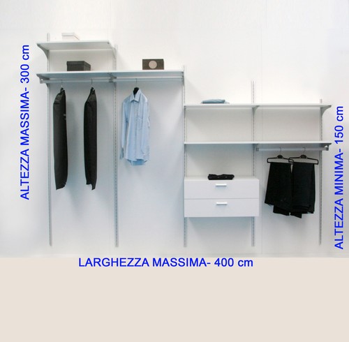 Cabina armadio per - , mansarda