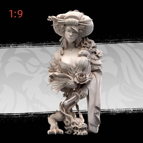 Modellino busto figure - , resina