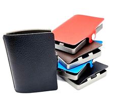 PORTA CARTE DI CREDITO SLIM Portafoglio Uomo Donna Portatessere Con Clip Regalo