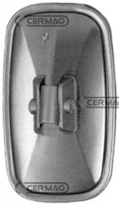 specchio coppa nera 354x169 vetro bianco