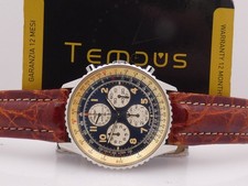 CRONOGRAFO BREITLING NAVITIMER AIRBORNE A33030 1990'S ACCIAIO AUTOMATIC OROLOGIO