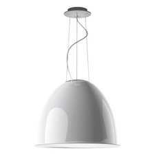 Artemide Nur Gloss Dome Lampada a Sospensione Lampada Diffusore Bianco 55cm
