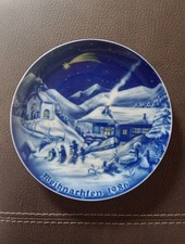 Piatto Natalizio Porcellana Bavaria Tirschenreuth 