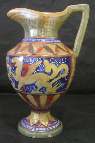 Rara maiolica italiana ewer - maiolica,