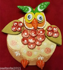 GUFO TERRACOTTA MURO PARETE