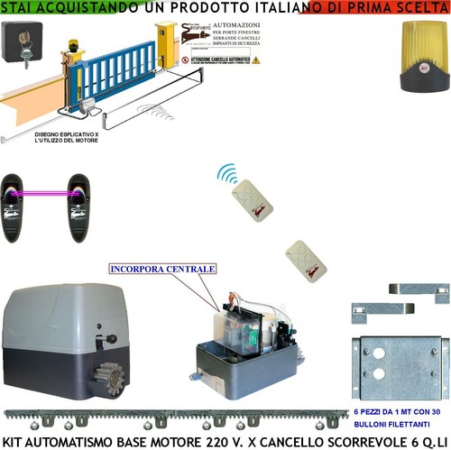 Cancello scorrevole automatico - cancello,