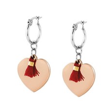 Nomination Orecchini Adorable Ed. Joy In Acciaio (Cerchio) Cuore Oro Rosa