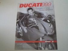 advertising Pubblicità 2002 MOTO DUCATI 999 e TROY BAYLISS