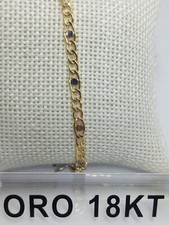 Bracciale in oro giallo 750 18