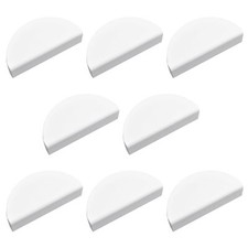 INCREWAY 8 pomelli a semicerchio per cassetti a mezza luna, in lega di (o8e)