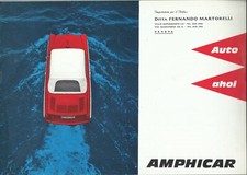MB207. “AMPHICAR”– 6 page BROCHURE DEPLIANT PROSPEKT Published 1965, very rare