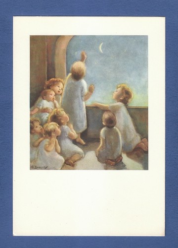 Cartolina illustrata adelina - cartolina,