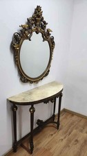 Set Consolle e Specchiera d'Epoca - Stile Barocchetto Luigi XV