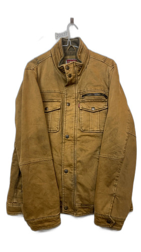 Giacca militare levi marrone - militare,