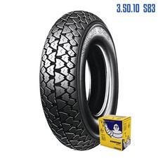 PNEUMATICO 1 PEZZO MICHELIN S 83 PER VESPA PX 125 150 3.50.10 + 1 CAMERA