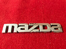 MAZDA 51711 LOGO EMBLEMA FREGIO SCRITTA TARGA NOME BADGE OVALE MARCHIO STEMMA