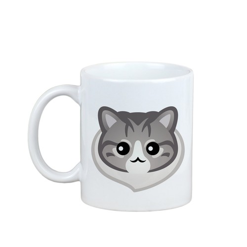 Tazza norvegese con gatto - norvegese,