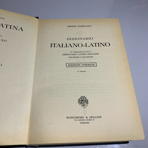 Dizionario italiano latino - dizionario,