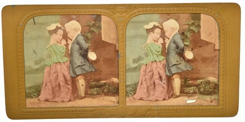 Foto stereo panottica albumina