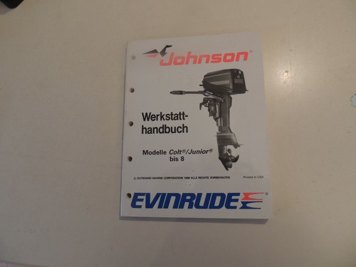 Manuale officina 1989 johnson - manuale,