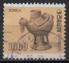 Corea del Sud 1983 - Earthenware duck, facing left - Vetri e terracotte