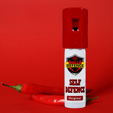 Spray Autodifesa 15ml Portachiavi Compatto Nero | Getto 3 metri