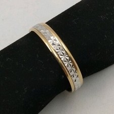 Anello Oro 18 K. Oro Bianco E