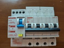BTICINO Interruttore Differenziale Magnetotermico D843A/10A/ 0,03A/ 4P