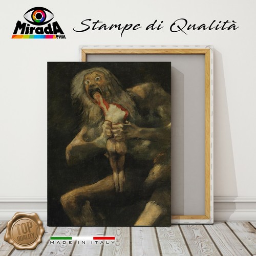 Quadro francisco goya saturno - francisco,