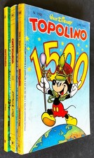 Topolino nr. 1500 + 2000 + 2500 - Lotto 3 fumetti Disney 1984/2003 Occasione!