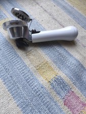 Braccetto Porta capsule + Perforatore Macchina Caffè Tazzona Bialetti Bianca