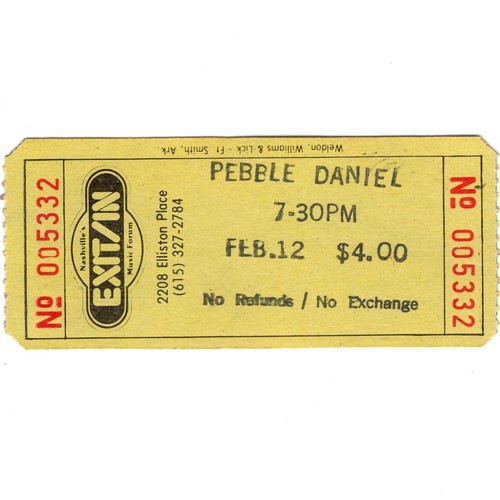 Biglietto concerto pebble - biglietto,