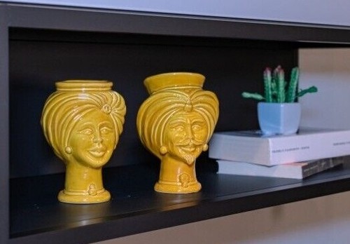 Vaso testa moro - vaso,