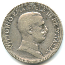 Italia 2 lire argento Vittorio