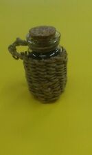 Damigiana vetro tappo sughero impagliata miniatura presepe San Gregorio Armeno